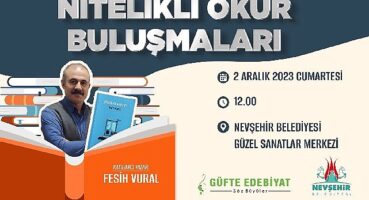 Güzel sanatlar merkezi'nde nitelikli okur buluşmaları başlıyor