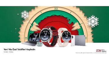 HUAWEI yeni yılı sürpriz indirim ve fırsatlarla karşılıyor