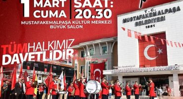 Mustafakemalpaşa Belediyesi, sanat ve müziğin büyüleyici dünyasını Mustafakemalpaşa Belediyesi Bando ve Kent Orkestrası'ndan muhteşem konser ile vatandaşlarıyla buluşturuyo