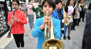 Geleceğin müzisyenleri İstiklal Marşı'mızı seslendirdi