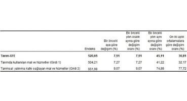 Tüik: Tarımsal girdi fiyat endeksi (Tarım-GFE) yıllık %45,11, aylık %7,51 arttı