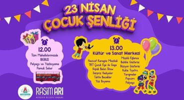 Nevşehir Belediyesi tarafından 23 Nisan Ulusal Egemenlik ve Çocuk Bayramı dolayısıyla hazırlanan etkinliklerle çocuklar bayram coşkusunu doyasıya yaşayacak