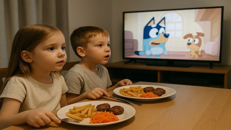 Ekran Karşısında Yemek Yiyen Çocuklar: Sessiz Tehlike