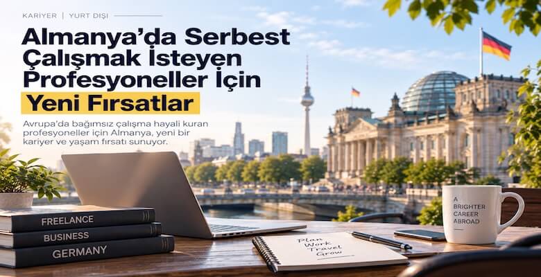 Almanya’da Serbest Çalışmak İsteyen Profesyoneller İçin Yeni Bir Hayat Planı